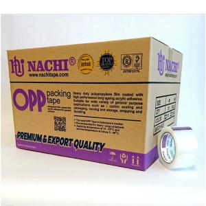 (Dus) Nachi Opp Packing Tape Lakban Transparan 48 mm x 90 yard