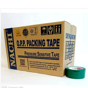 (Dus) Nachi Tape Lakban Hijau Opp Blok Nachi Hijau 48 mm x 100 Yard