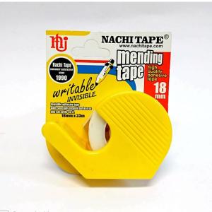 Nachi Mending Tape Writable Tape 18 mm x 36 yard Rol + Dispenser