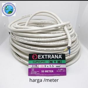 Kabel listrik EXTRANA NYM 3 x 1.5 / Kabel tembaga / Kabel kawat / SAMA DENGAN ETERNA