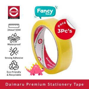 Daimaru Premium Stationery Tape / OPP Bening 24 mm x 35 M Fancy 3pcs