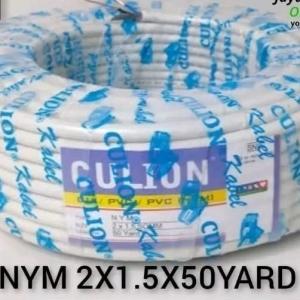 KABEL LISTRIK CULION NYM 2X1.5 TEMBAGA ASLI DIECER PERMETER