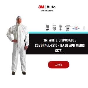 3M™ Protective Disposable Coverall APD Hazmat Wirepack 4510 size L