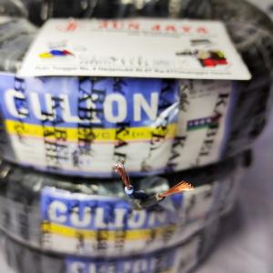 COD)KABEL LISTRIK SNI SERABUT TEBAL CULION TEMBAGA MURNI PER METER - Hitam