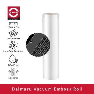 Daimaru Plastik Vacuum Embossed Sealer Roll 12,15,17,20,25,28,30cmx5M - 12cmx5M