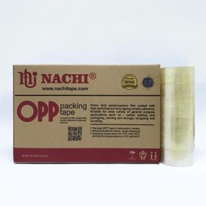 (Dus) Nachi RED Opp Packing Tape Lakban Transparan 48 mm x 90 yard