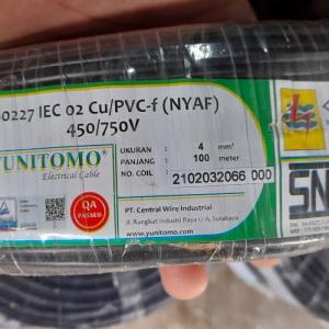 kabel nyaf 4mm yunitomo panjang 100m