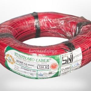 kabel nyaf 1,5mm yunitomo tembaga asli 100m kabel remot engkel (1 rol)