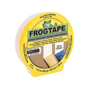Frogtape 242836 Delicate Surface PainterS Tape Yellow 1.41 In. X 60