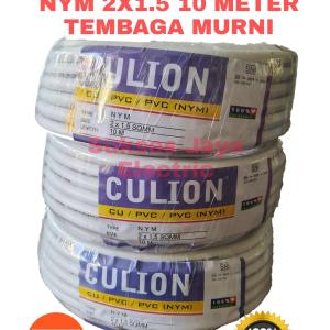 KABEL NYM 2X1.5mm Culion SNI TEMBAGA 10 Meter